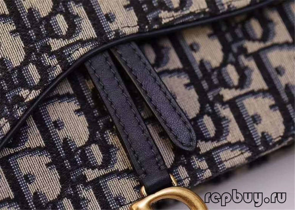 Dior top replika saal koppelaar sak 22 cm blou jacquard stof skuins druk (2022 Nuutste)-Beste kwaliteit vals Louis Vuitton sak aanlyn winkel, replika ontwerper sak ru