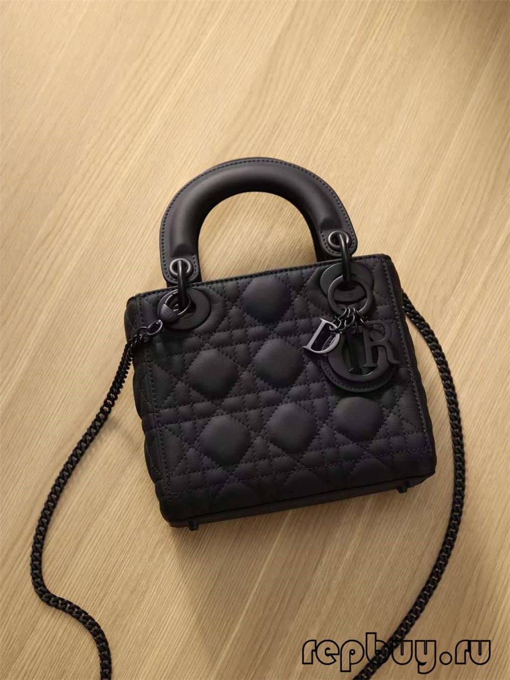 LADY DIOR Mini Black Top Replica Handbag Matte Cowhide สายคล้องไหล่และรายละเอียดซิป (2022 อัปเดต) - ร้านค้าออนไลน์กระเป๋าปลอม Louis Vuitton ที่มีคุณภาพดีที่สุด, นักออกแบบกระเป๋าจำลอง ru