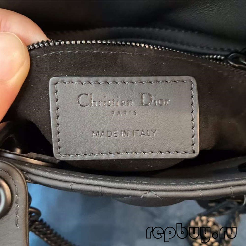 LADY DIOR Mini Black Top Replica Handbags Matte Cowhide Real or Fake Check (2022 အထူး) - အကောင်းဆုံး အရည်အသွေး အတု Louis Vuitton Bag Online Store၊ ပုံစံတူ ဒီဇိုင်နာ အိတ် ru