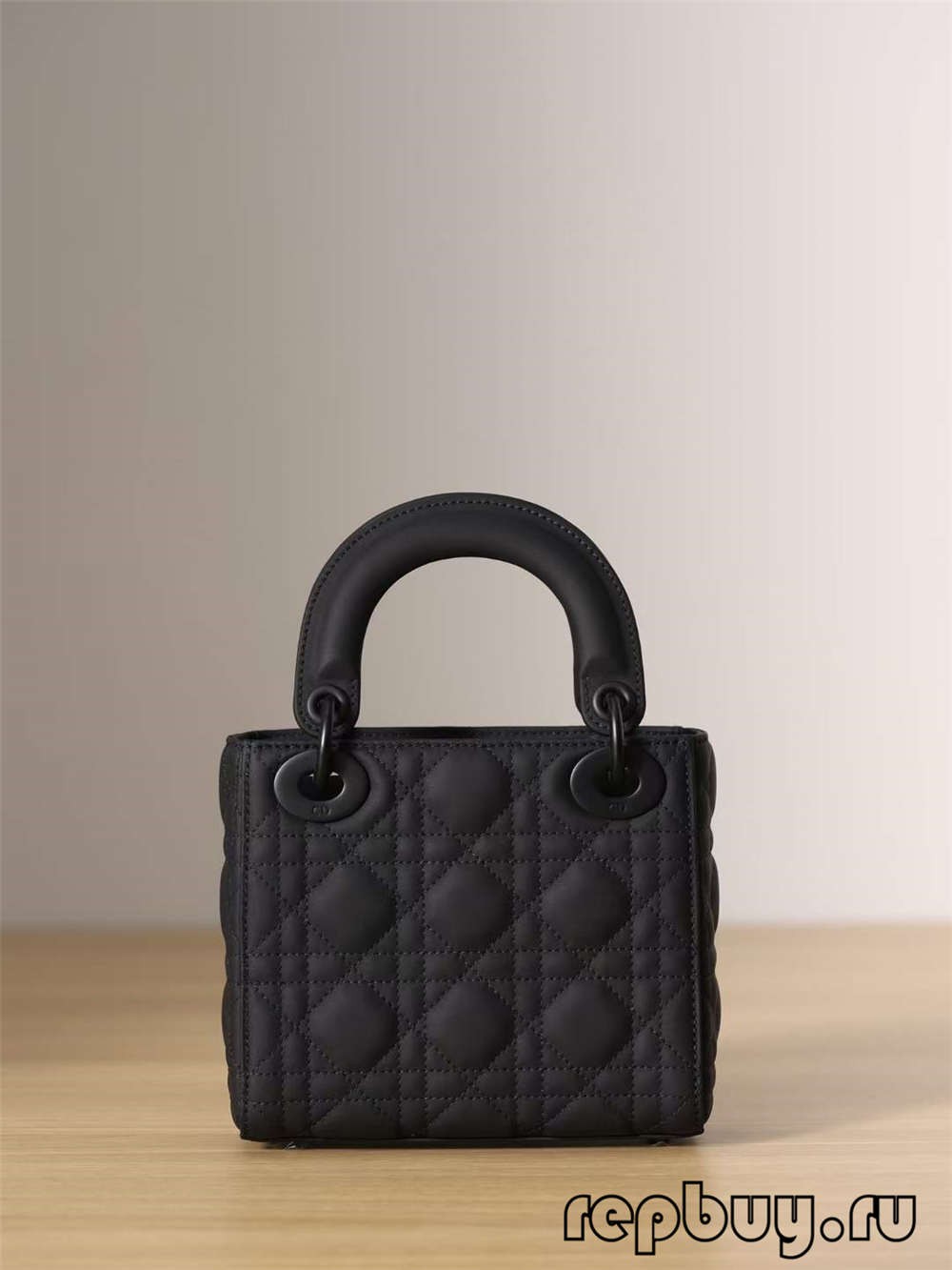 LADY DIOR Mini Black Top Replica Handbag Matte Cowhide (2022 Special)-Best Quality Fake Louis Vuitton Bag Online Store, Replica designer bag ru