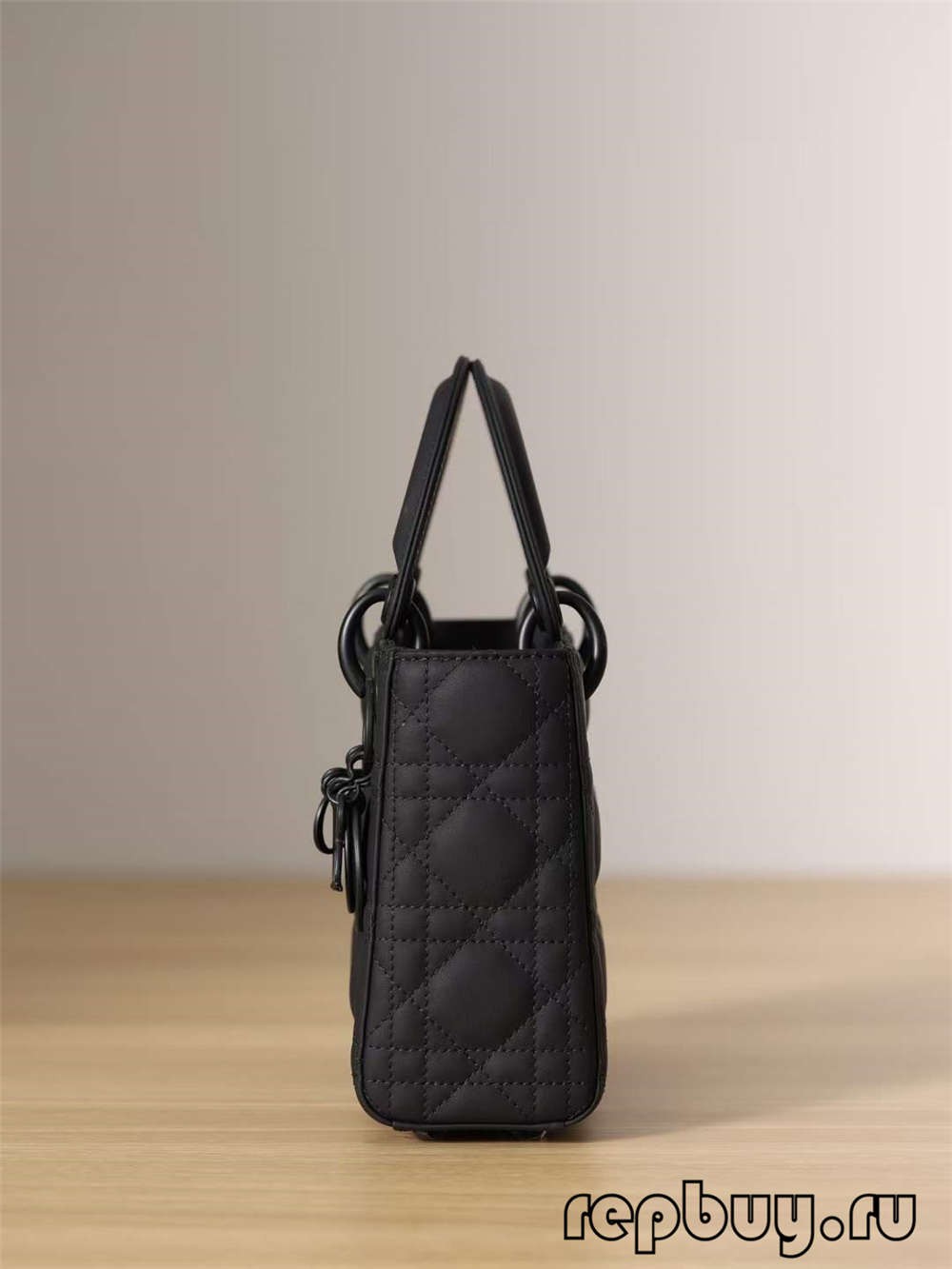 LADY DIOR Mini Black Top Replica Handbag Matte Cowhide (2022 Special) - Loja online de bolsa Louis Vuitton falsa de melhor qualidade, bolsa de designer de réplica ru