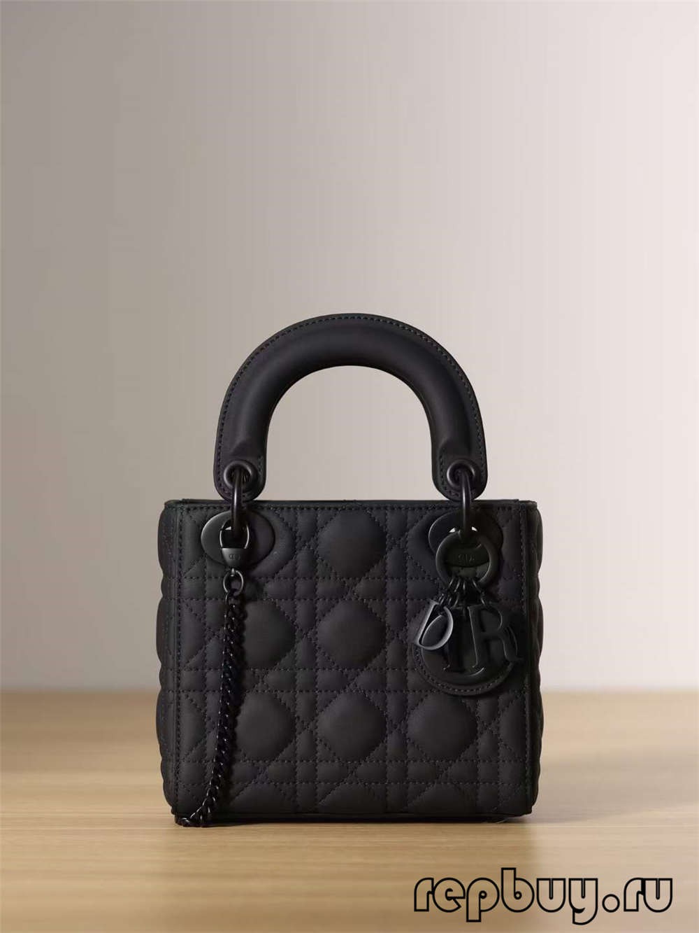 LADY DIOR Mini Black Top Replica Handbag Matte Cowhide (2022 Special)-Best Quality Fake Louis Vuitton Bag Online Store, Replica designer bag ru