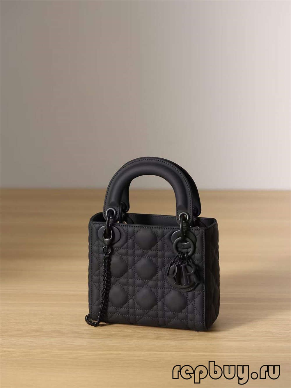 LADY DIOR Mini Black Top Replica Handbag Matte Cowhide (2022 Special) - Loja online de bolsa Louis Vuitton falsa de melhor qualidade, bolsa de designer de réplica ru