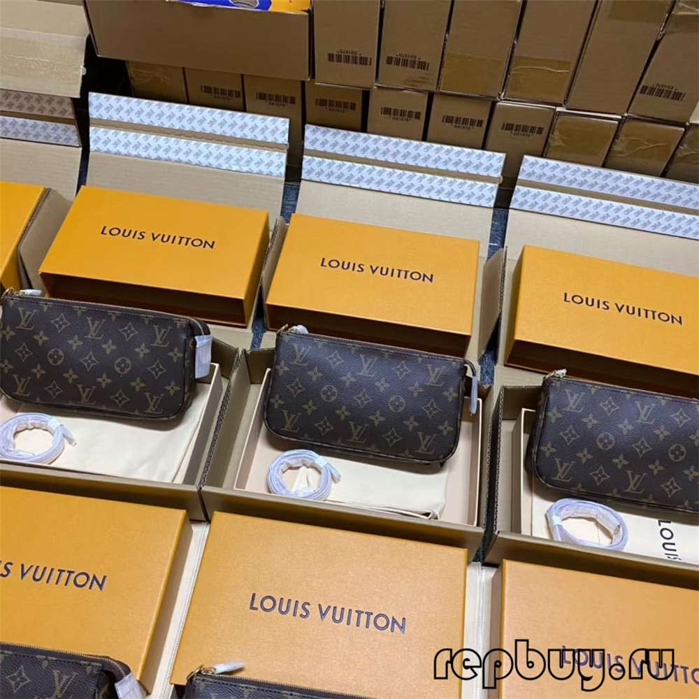 Дастаўка рэплік сумак Louis Vuitton M40712 Pochette (Апошняя версія 2022 года) - Інтэрнэт-крама падробленай сумкі Louis Vuitton, рэплікі дызайнерскай сумкі ru