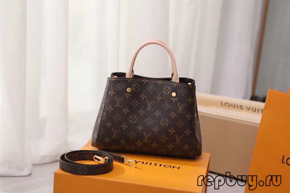 Louis Vuitton M41055 29 cm Montaigne BB Top Erreplika Poltsak (2022 eguneratua)-Kalitate onena Louis Vuitton Poltsa faltsuak lineako denda, Erreplika diseinatzaile poltsa ru