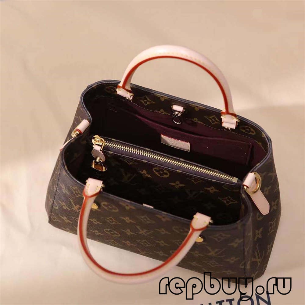 Louis Vuitton M41055 29 սմ Montaigne BB վերևի կրկնօրինակ պայուսակներ Արհեստագործական մանրամասներ (2022 թ. վերջին)-Լավագույն որակի կեղծ Louis Vuitton պայուսակների առցանց խանութ, Replica designer bag ru