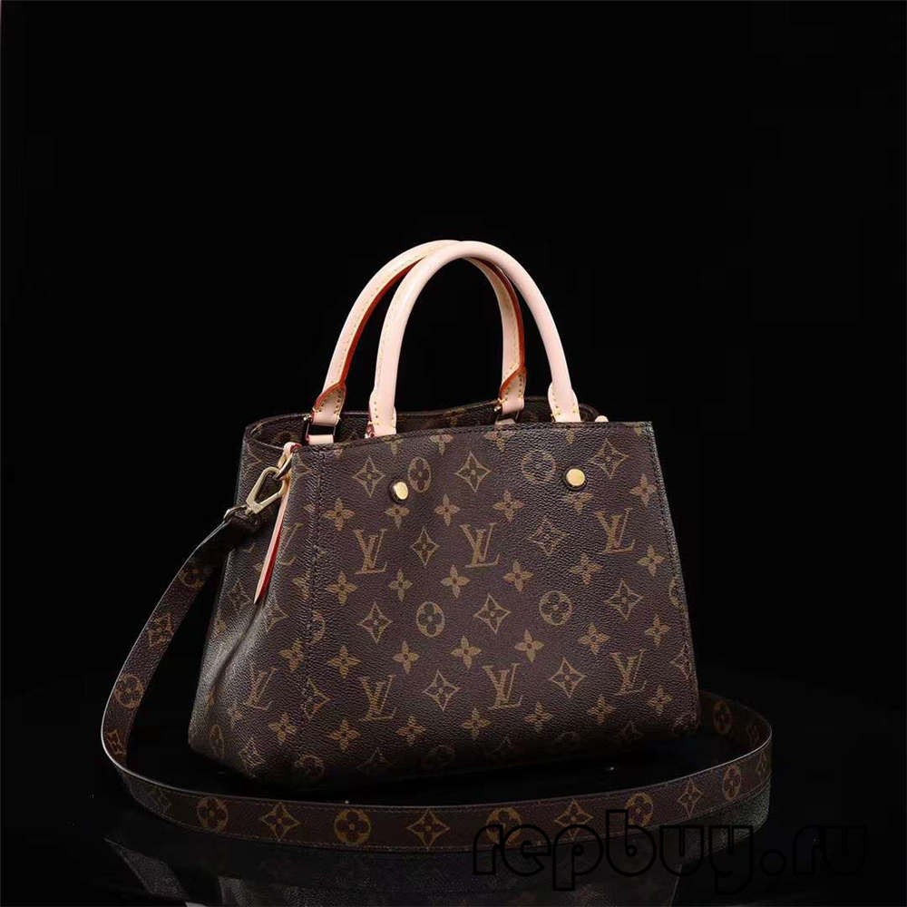 Louis Vuitton M41055 29 см Montaigne BB дээд хуулбар цүнх Гар урлалын дэлгэрэнгүй мэдээлэл (2022 оны тусгай)-Шилдэг чанарын хуурамч Louis Vuitton цүнхний онлайн дэлгүүр, Replica designer bag ru