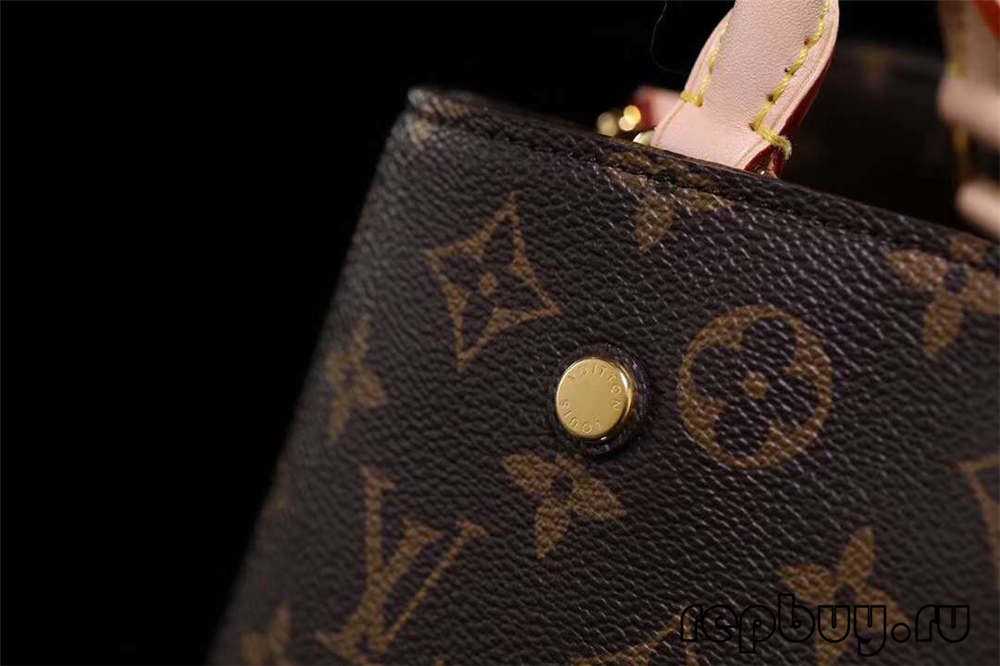 Louis Vuitton M41055 29 см Montaigne BB дээд хуулбар цүнх Гар урлалын дэлгэрэнгүй мэдээлэл (2022 оны тусгай)-Шилдэг чанарын хуурамч Louis Vuitton цүнхний онлайн дэлгүүр, Replica designer bag ru