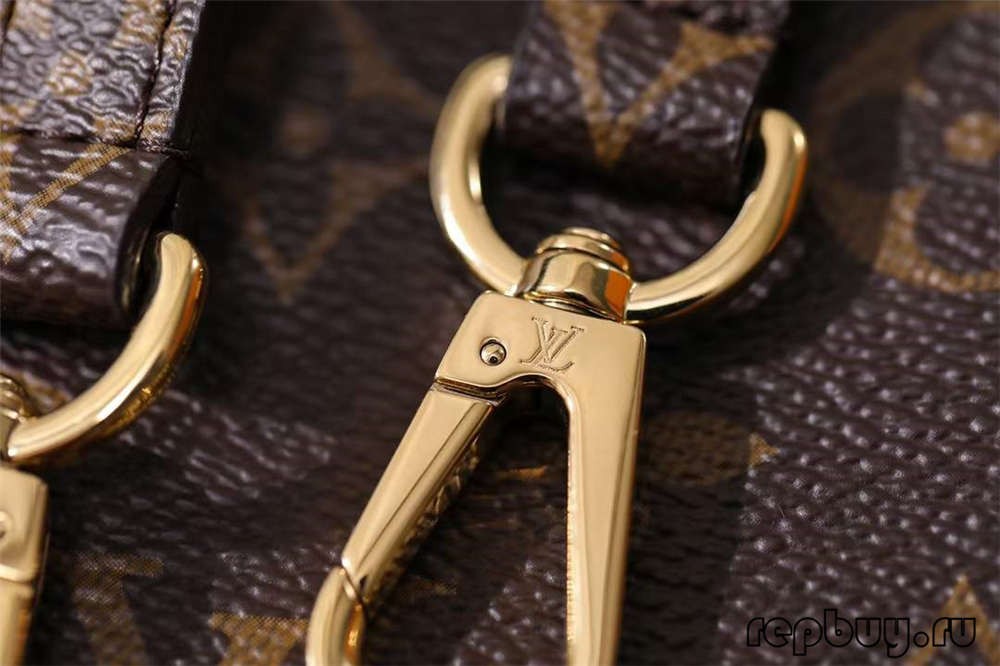 Louis Vuitton M41055 Montaigne BB top replica handbags panutupanana jeung hardware rinci (2022 Edition) -Kualitas pangalusna palsu Louis Vuitton Kantong Toko Online, Réplika kantong desainer ru