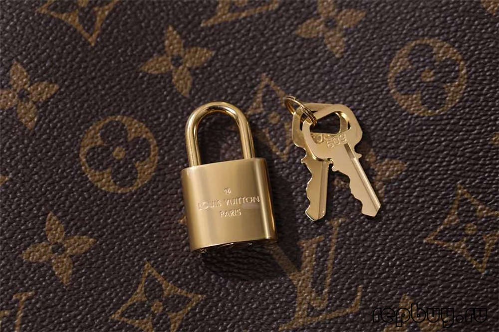 Louis Vuitton M41055 Montaigne BB tas replika ndhuwur Penutupan lan rincian hardware (Edisi 2022)-Toko Online Tas Louis Vuitton Palsu Kualitas Terbaik, Tas desainer replika ru