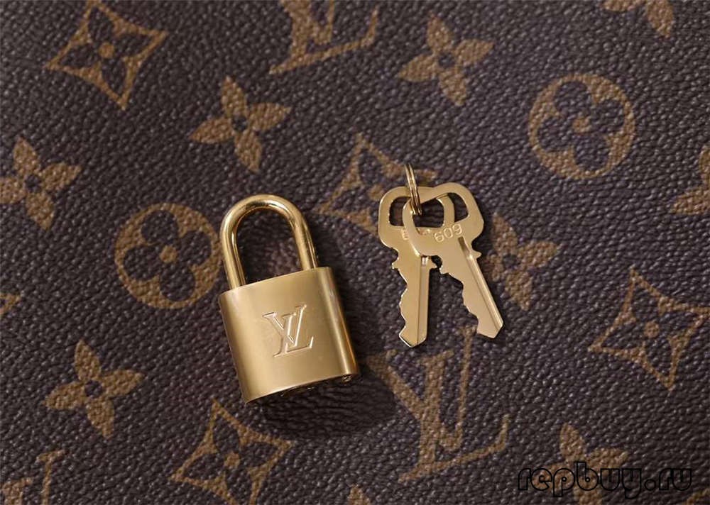 Louis Vuitton M41055 Montaigne BB أعلى نسخة حقائب اليد إغلاق وتفاصيل الأجهزة (إصدار 2022) - أفضل جودة حقيبة Louis Vuitton وهمية على الإنترنت ، حقيبة مصمم طبق الأصل ru