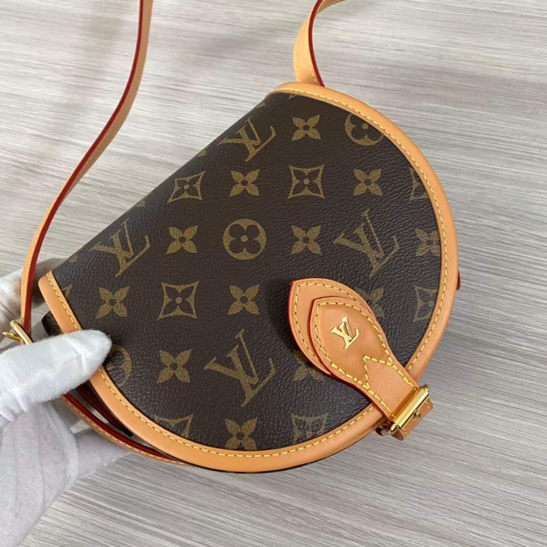 Louis Vuitton M44860 Tambourin Top Replica Handbag Exterior and Details (2022 Edition)-Best Quality Fake Louis Vuitton Bag Online Store, Replica designer bag ru