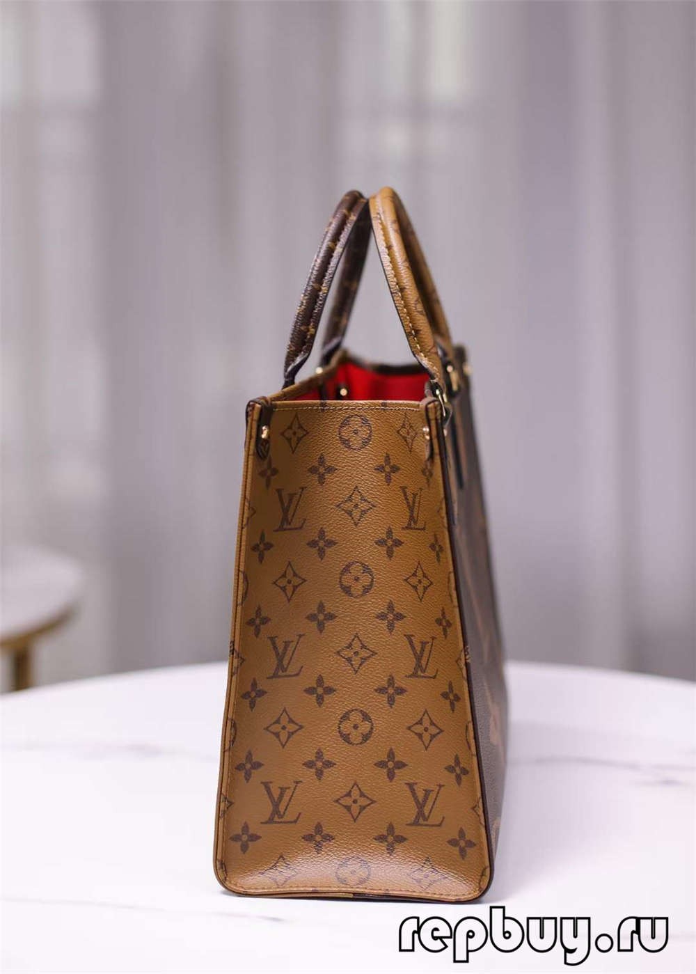 Louis Vuitton M45321 Onthego 35cm Top Replica Bagiau HD Gwirioneddol (2022 Updated) - Siop Ar-lein Bag Ffug Louis Vuitton o'r Ansawdd Gorau, Atgynhyrchiad o fag dylunydd ru