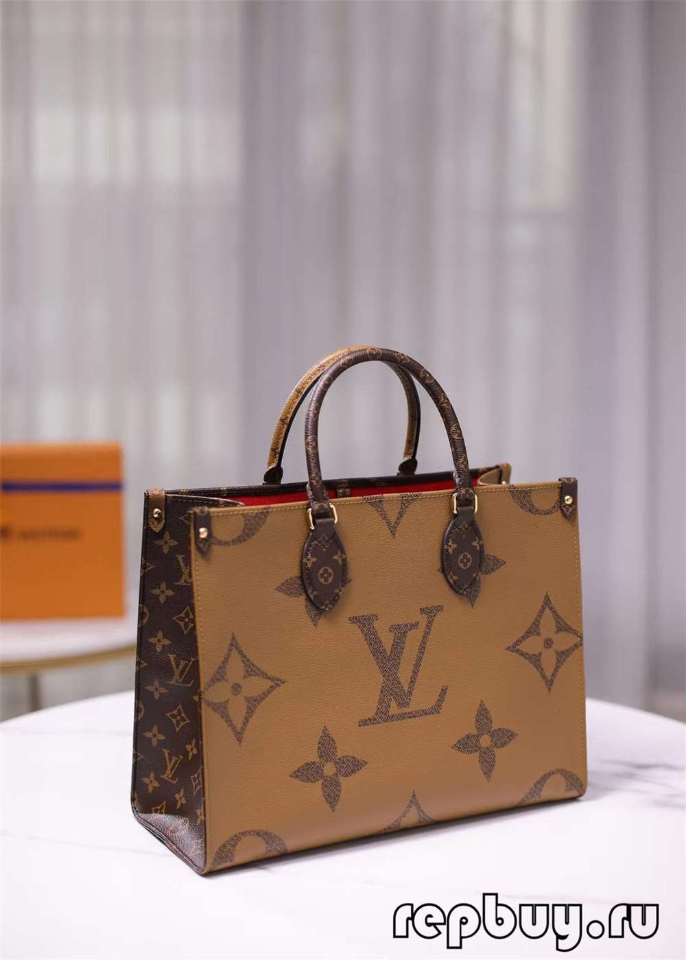 Louis Vuitton M45321 Onthego 35cm Top Replica Bagiau HD Gwirioneddol (2022 Updated) - Siop Ar-lein Bag Ffug Louis Vuitton o'r Ansawdd Gorau, Atgynhyrchiad o fag dylunydd ru