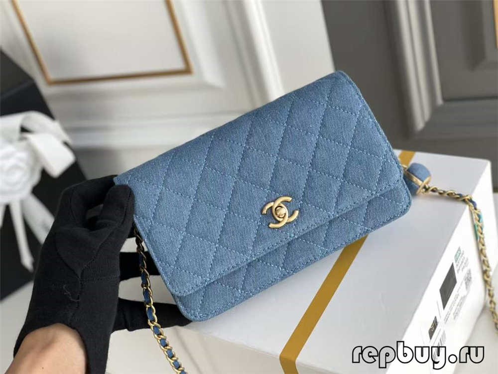 Chanel WOC Denim Top Qualitéit Replica Bag (2022 aktualiséiert)-Bescht Qualitéit Fake Louis Vuitton Bag Online Store, Replica Designer Bag ru