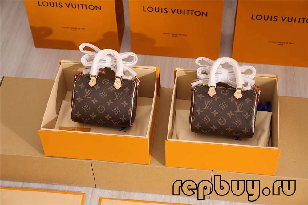 Louis Vuitton M81085 Nano Speedy 16cm çenteyên kopyaya kalîteya bilind (2022 Herî Dawî)-Qalîteya herî baş Fake Louis Vuitton Bag Bag, Replica designer bag ru