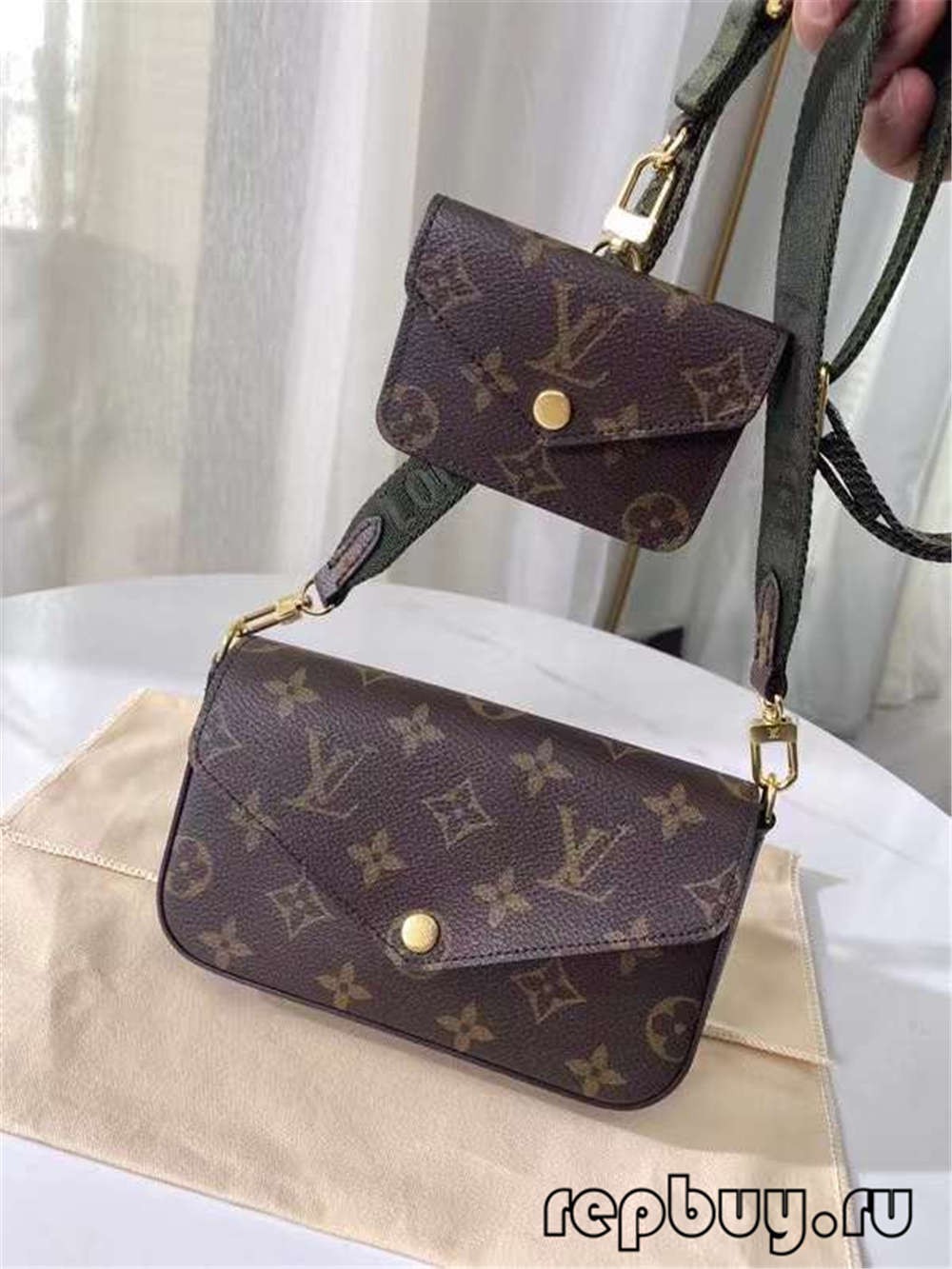 Louis Vuitton M80091 FÉLICIE STRAP & GO top quality replica bags (2022 Updated) - Best Quality Fake Louis Vuitton Bag Online Store, Replica designer bag ru