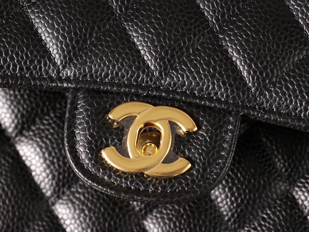 Chip Updated！Shebag Chanel medium (25cm) Classic Flap bag with gold hardware (2023 Week 43)-Paras laatu väärennetty Louis Vuitton laukku verkkokauppa, replika suunnittelija laukku ru