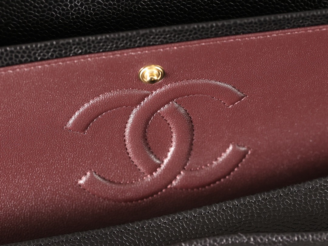 Chip Updated！Shebag Chanel medium (25cm) Classic Flap bag with gold hardware (2023 Week 43)-उत्तम गुणवत्ता नकली लुई Vuitton बैग ऑनलाइन स्टोर, प्रतिकृति डिजाइनर बैग ru