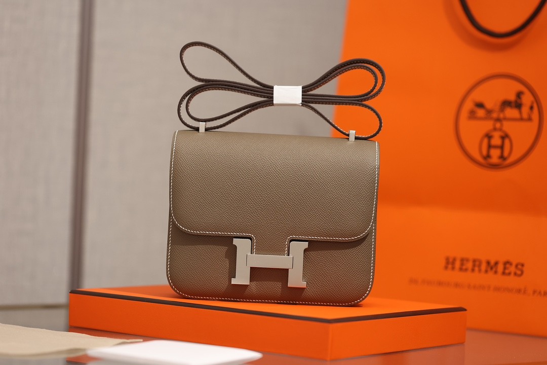 How good quality is a Shebag handmade replica Hermes Grey Constance 19 bag? (2023 updated)-Best Quality Fake designer Bag Review, Replica designer bag ru