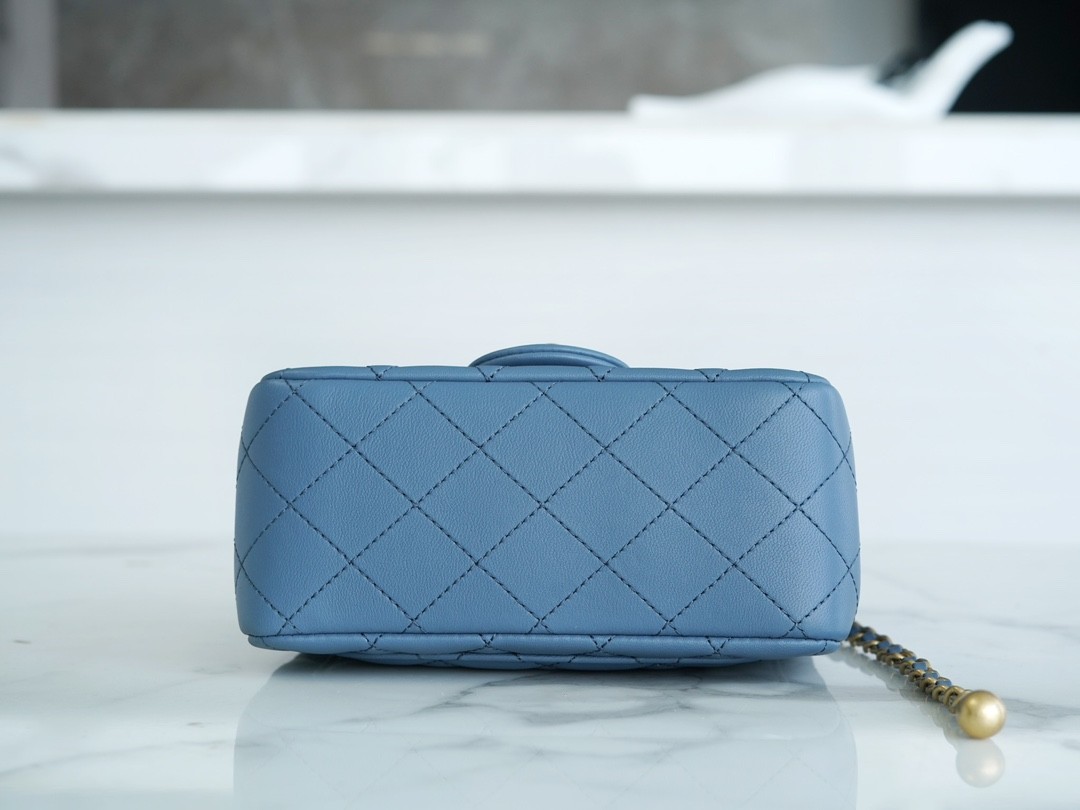 How good quality is a Shebag replica Chanel Classic flap with golden ball 23K bag Blue (2023 updated)-Шилдэг чанарын хуурамч Louis Vuitton цүнх онлайн дэлгүүр, Replica дизайнер цүнх ru