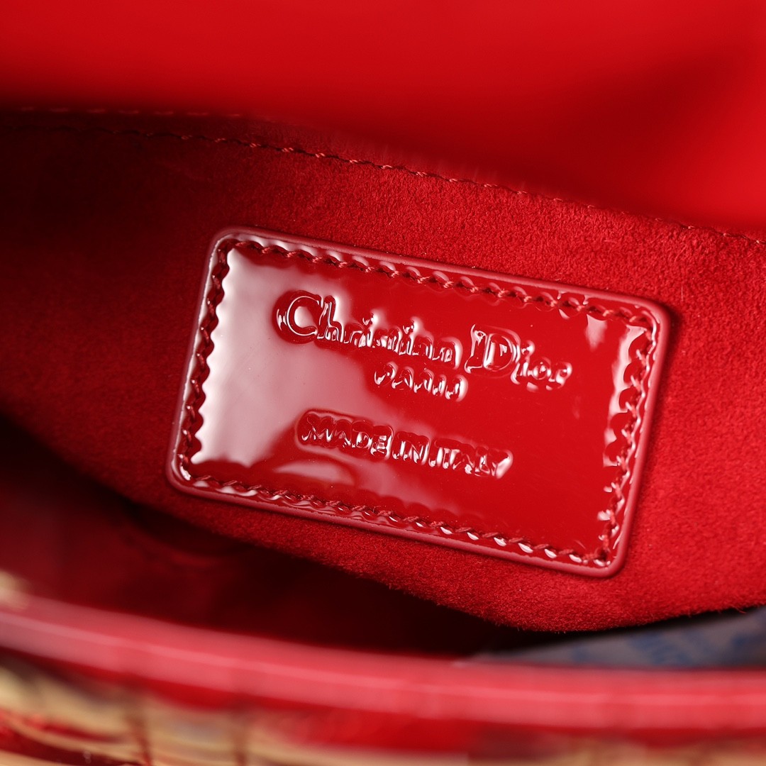 New Shebag replica——Paint leather Mini Lady Dior（2023 Week 50）-Beste kwaliteit nep Louis Vuitton tas online winkel, replica designer tas ru