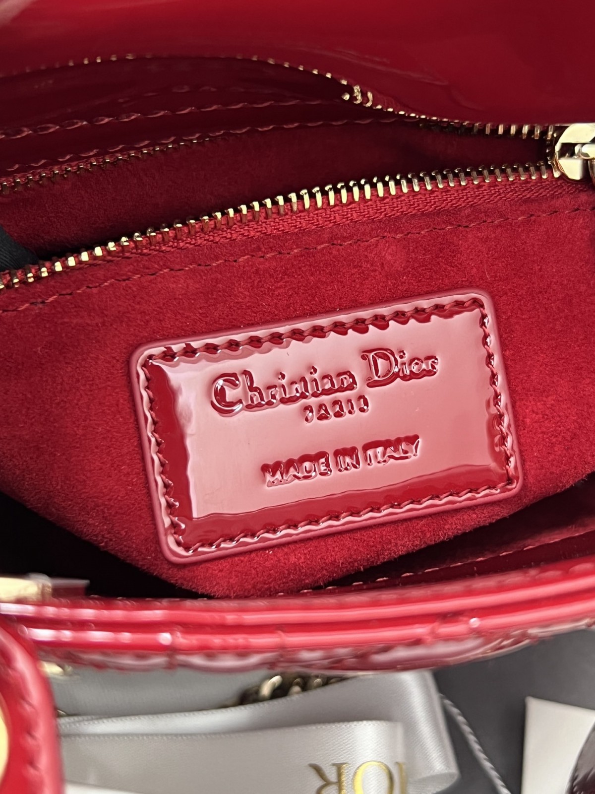 New Shebag replica——Paint leather Mini Lady Dior（2023 Week 50）-Toko Online Tas Louis Vuitton Palsu Kualitas Terbaik, Tas desainer replika ru