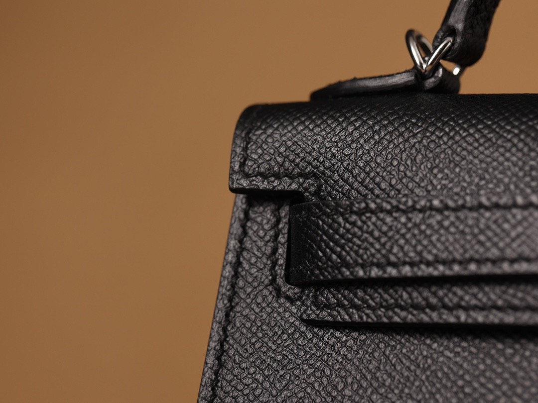How great quality of Shebag Handmade Black Mini Kelly 2 in Epsom leather? (2024 Week 5 Black)-Magazin online de geanți Louis Vuitton fals de cea mai bună calitate, geantă de designer replica ru