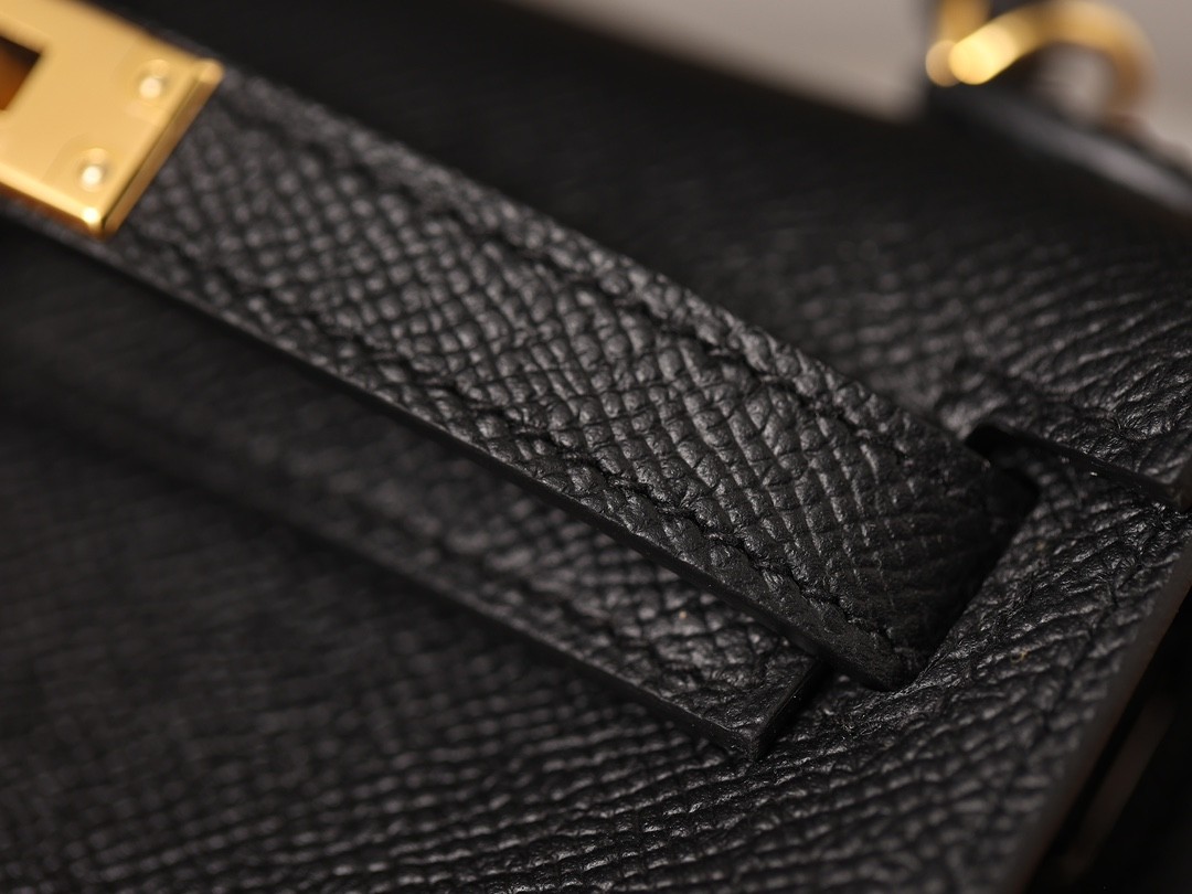 How great quality of Shebag Handmade Black Mini Kelly 2 in Epsom leather? (2024 Week 5 Black)-Botiga en línia de bosses falses de Louis Vuitton de millor qualitat, rèplica de bosses de disseny ru