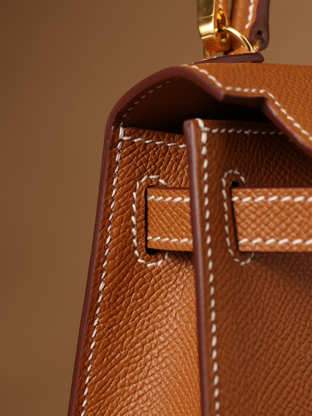 How great quality of Shebag Handmade Brown Mini Kelly 2 in Epsom leather? (2024 Week 5 Brown)-Best Quality Fake designer Bag Review, Replica designer bag ru