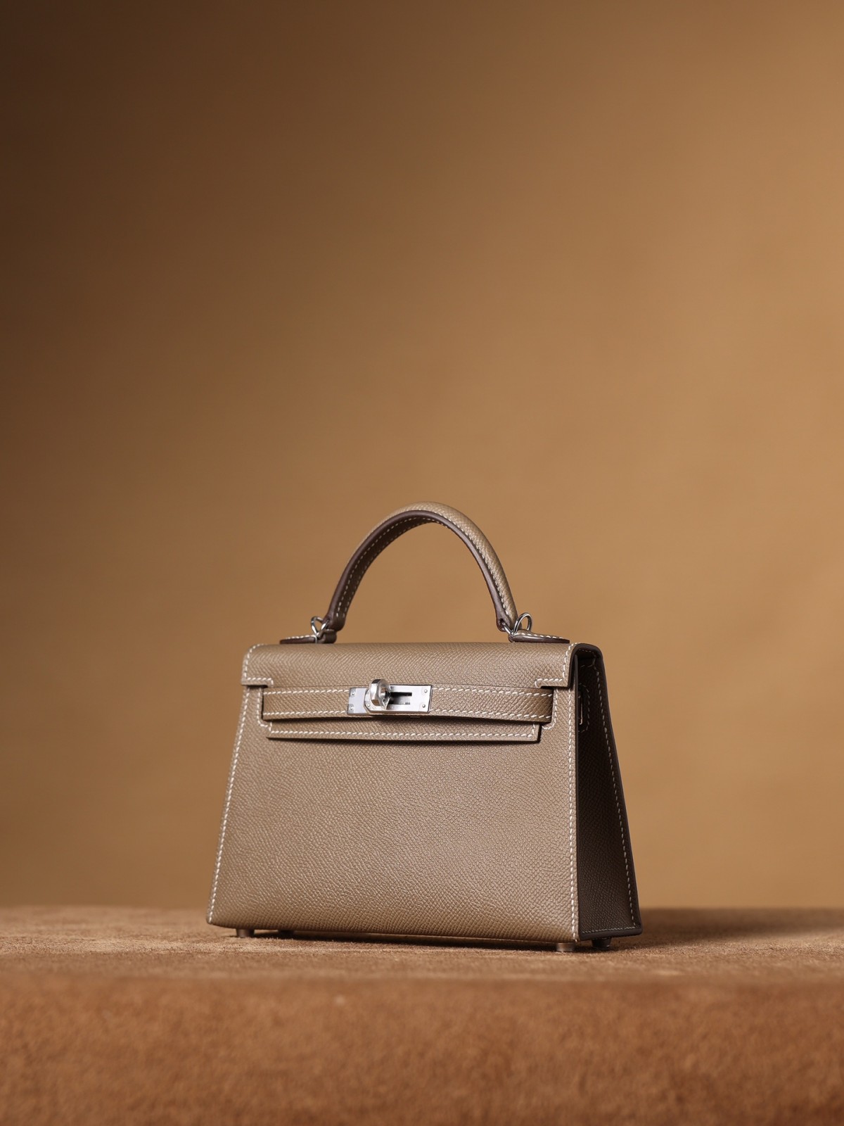 How great quality of Shebag Handmade Grey Mini Kelly 2 in Epsom leather? (2024 Week 5 Grey)-Bedste kvalitet Fake Louis Vuitton Bag Online Store, Replica designer bag ru