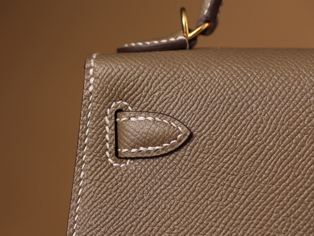 How great quality of Shebag Handmade Grey Mini Kelly 2 in Epsom leather? (2024 Week 5 Grey)-Beste kwaliteit nep Louis Vuitton tas online winkel, replica designer tas ru