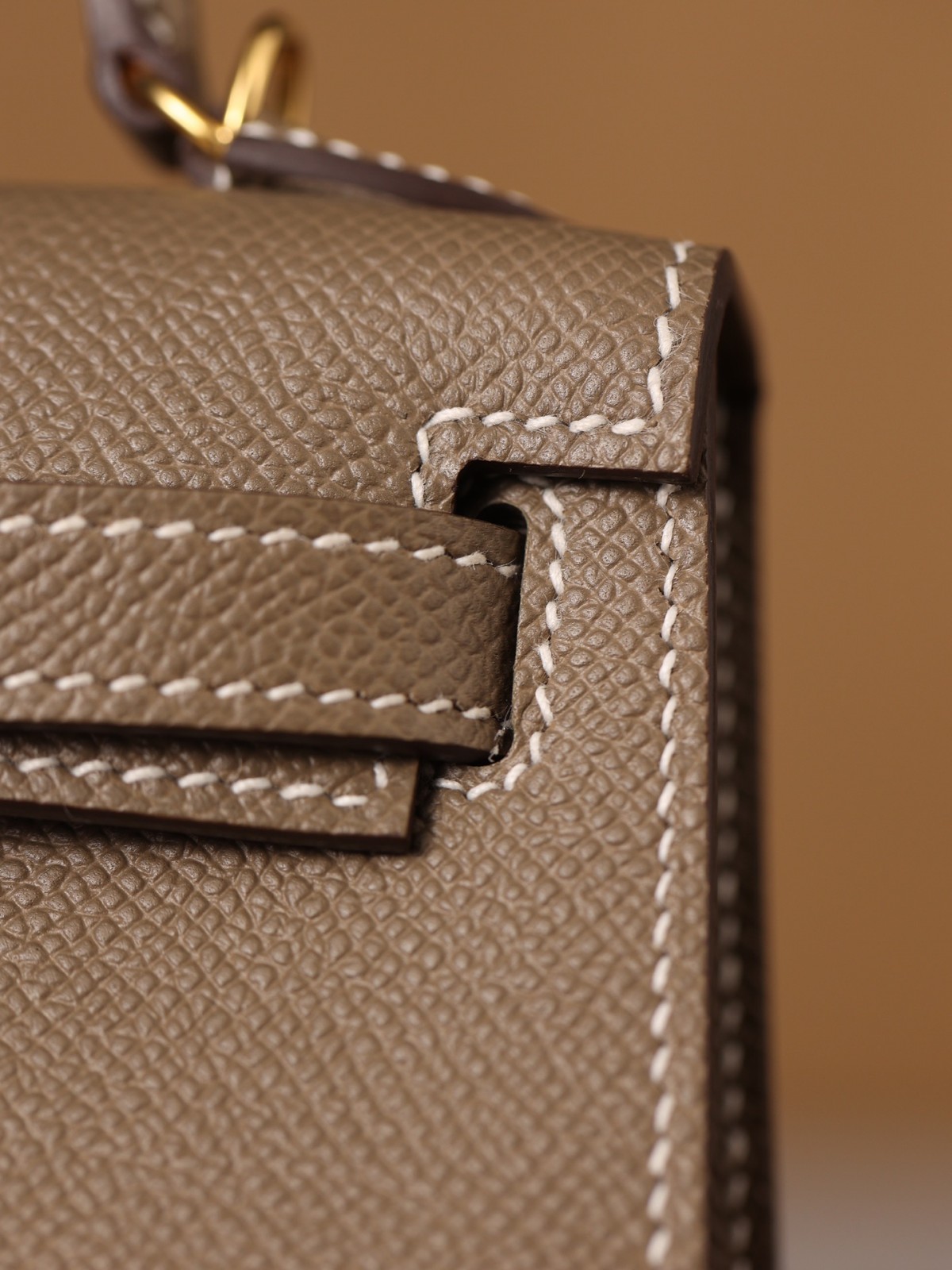 How great quality of Shebag Handmade Grey Mini Kelly 2 in Epsom leather? (2024 Week 5 Grey)-最好的質量假路易威登包網上商店，複製設計師包 ru