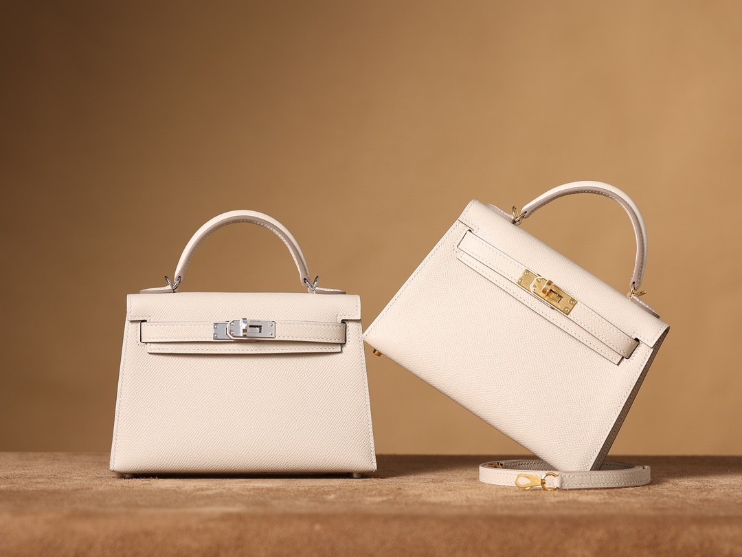 How great quality of Shebag Handmade White Mini Kelly 2 in Epsom leather? (2024 Week 5 White)-Negoziu in linea di borse Louis Vuitton falsi di migliore qualità, borsa di design di replica ru