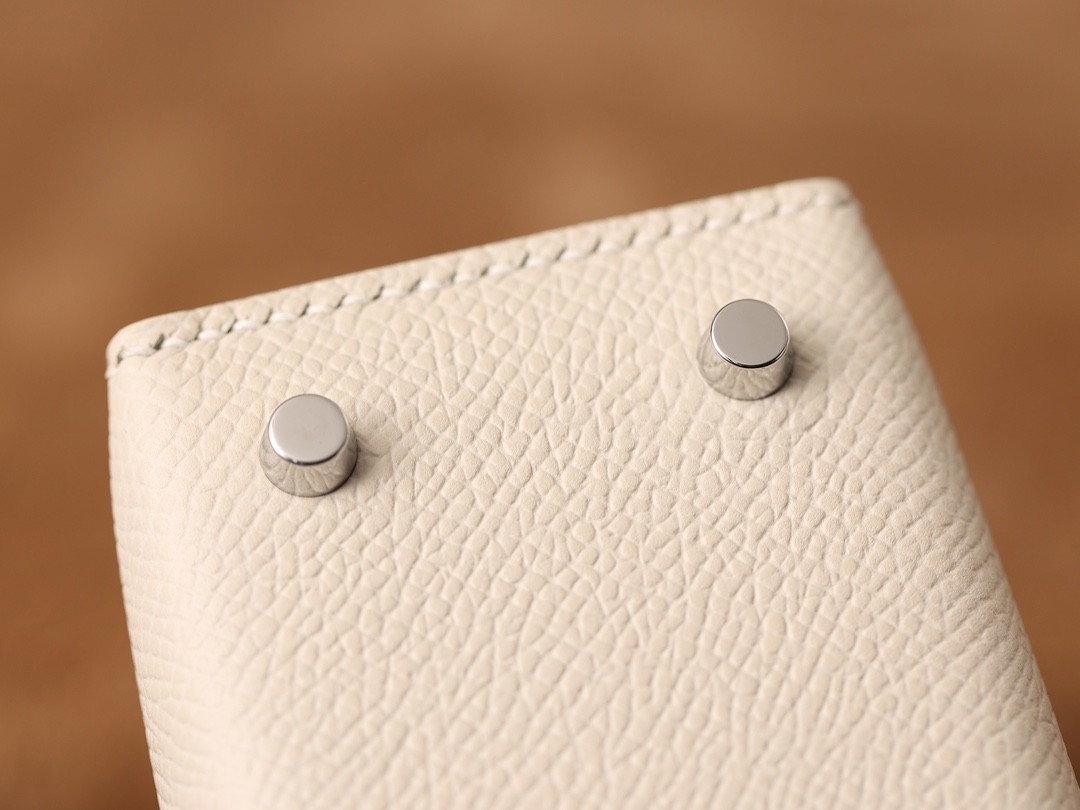 How great quality of Shebag Handmade White Mini Kelly 2 in Epsom leather? (2024 Week 5 White)-Dyqani në internet i çantave të rreme Louis Vuitton me cilësi më të mirë, çanta modeli kopje ru