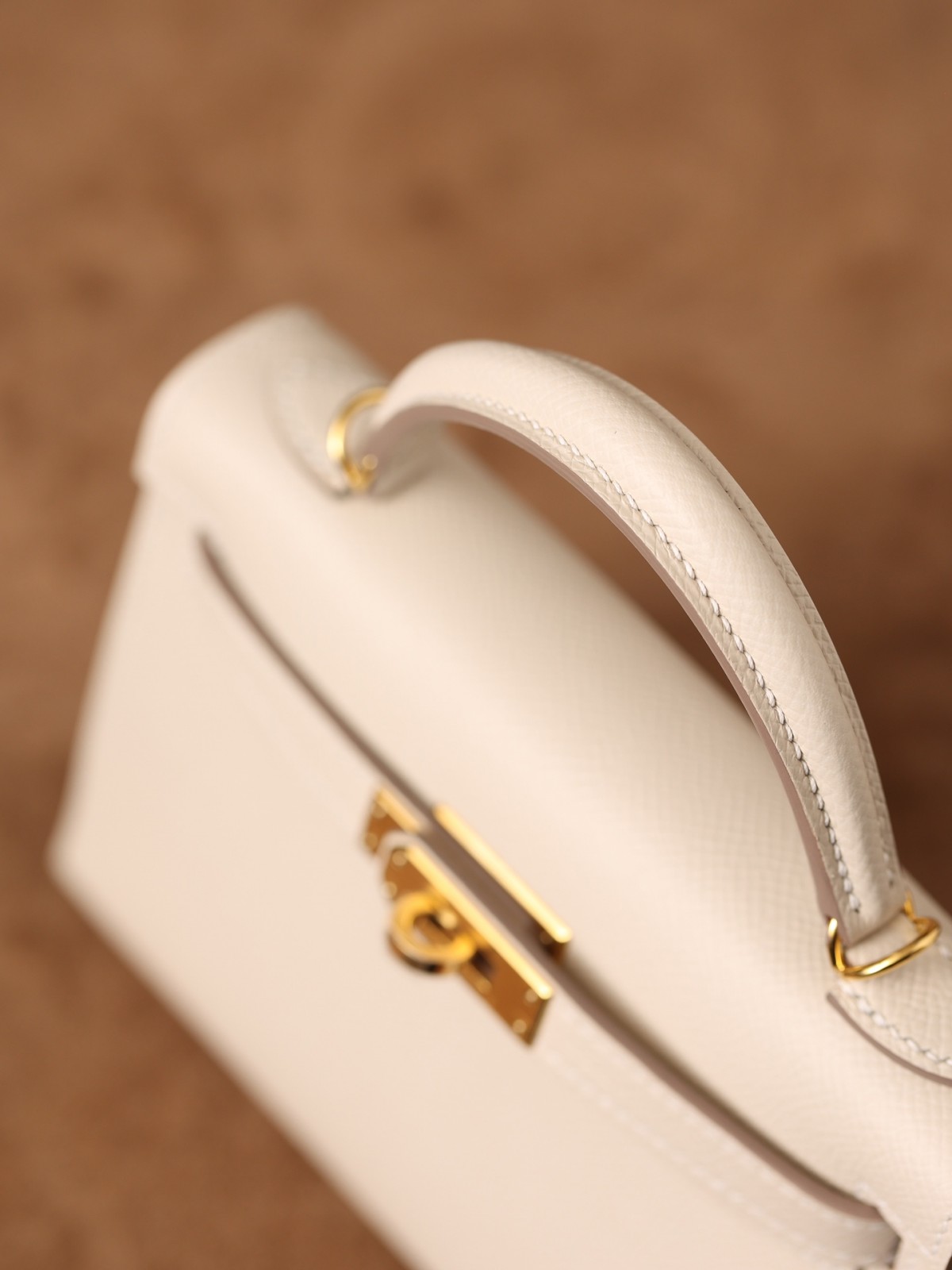 How great quality of Shebag Handmade White Mini Kelly 2 in Epsom leather? (2024 Week 5 White)-Legjobb minőségű hamis Louis Vuitton táska online áruház, replika designer táska ru