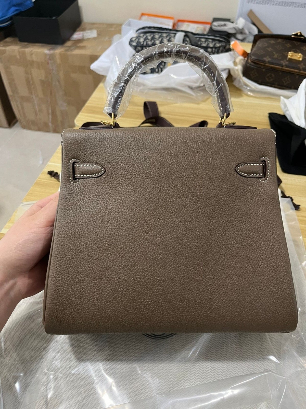 Shebag Long review: full handmade Hermes Kelly bag shipping photos and more（2024 July Updated）-Meilleure qualité de faux sac Louis Vuitton en ligne, réplique de sac de créateur ru