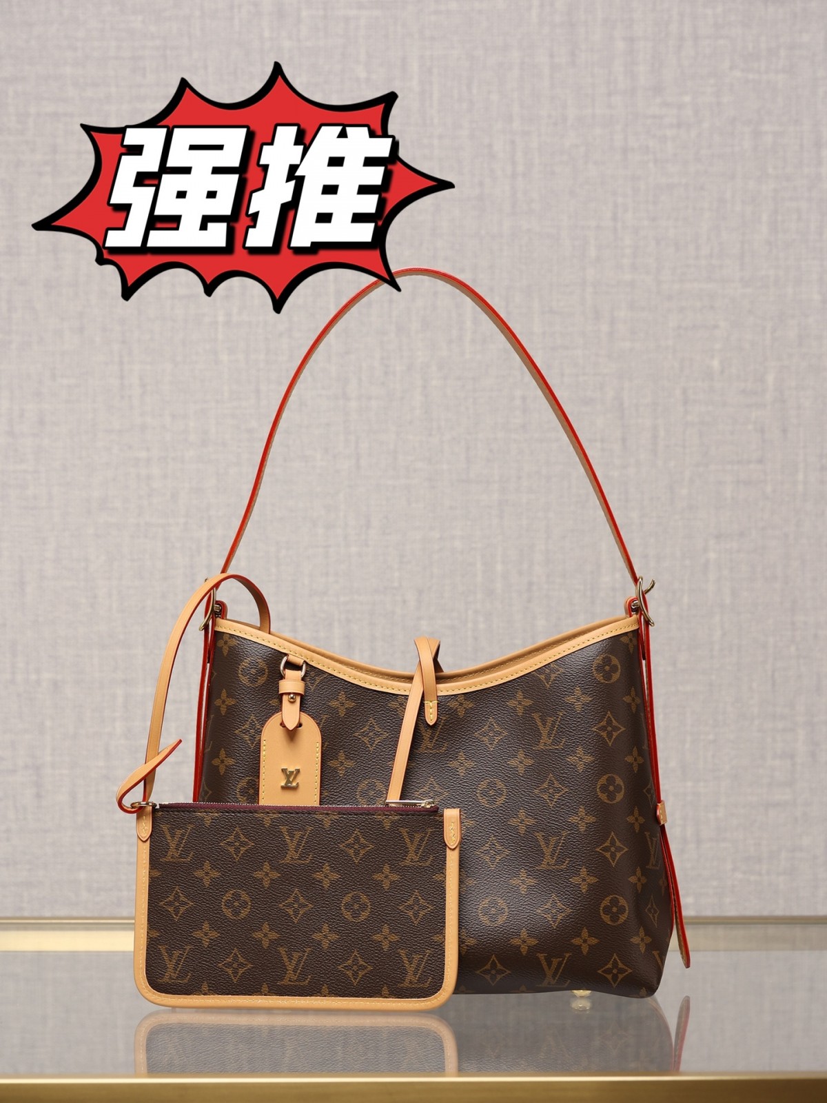 Shebag Louis Vuitton Carry all small M46203 collection（2024 Aug updated）-Best Quality Fake Louis Vuitton Bag Online Store, Replica designer bag ru