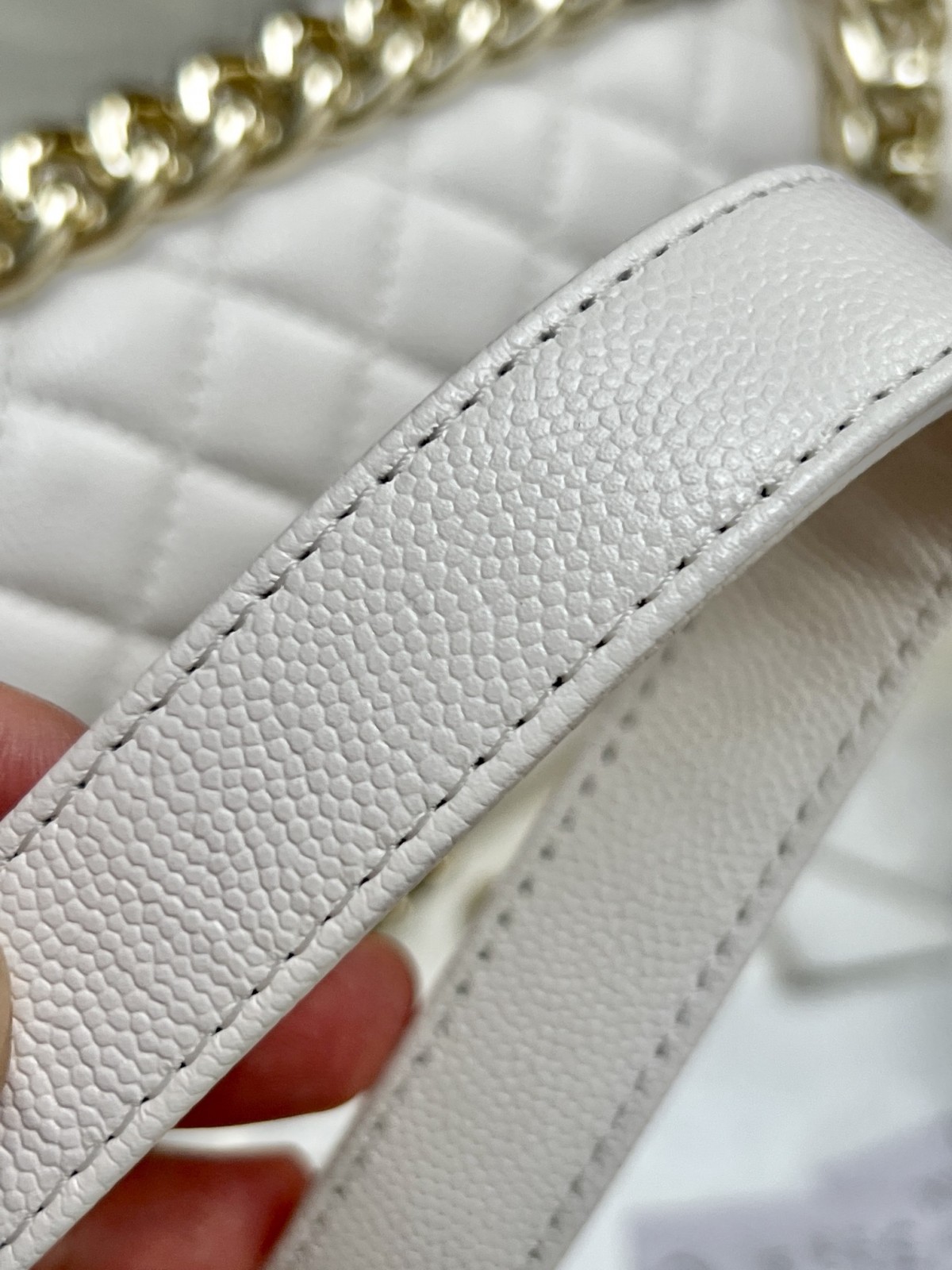 Chanel Leboy small white gold bag full review（2024 Aug updated）-Magazin online de geanți Louis Vuitton fals de cea mai bună calitate, geantă de designer replica ru