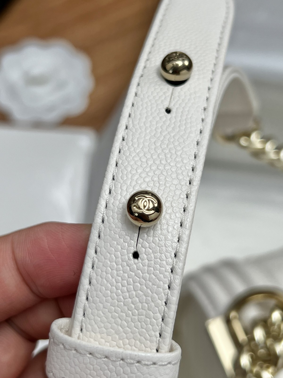 Chanel Leboy small white gold bag full review（2024 Aug updated）-Dyqani në internet i çantave të rreme Louis Vuitton me cilësi më të mirë, çanta modeli kopje ru