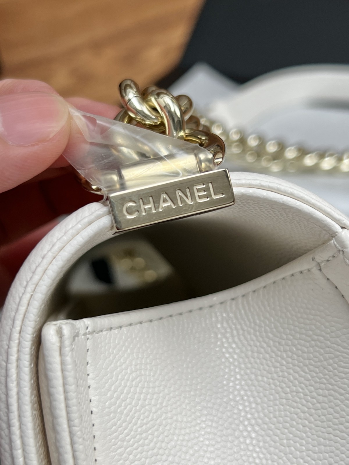 Chanel Leboy small white gold bag full review（2024 Aug updated）-Paras laatu väärennetty Louis Vuitton laukku verkkokauppa, replika suunnittelija laukku ru