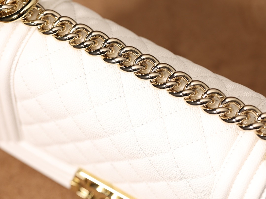 Chanel Leboy small white gold bag full review（2024 Aug updated）-Шилдэг чанарын хуурамч Louis Vuitton цүнх онлайн дэлгүүр, Replica дизайнер цүнх ru