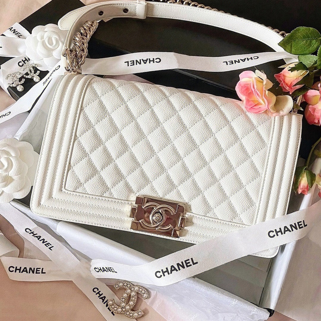 Chanel Leboy small white gold bag full review（2024 Aug updated）-সেরা মানের নকল লুই ভিটন ব্যাগ অনলাইন স্টোর, রেপ্লিকা ডিজাইনার ব্যাগ ru