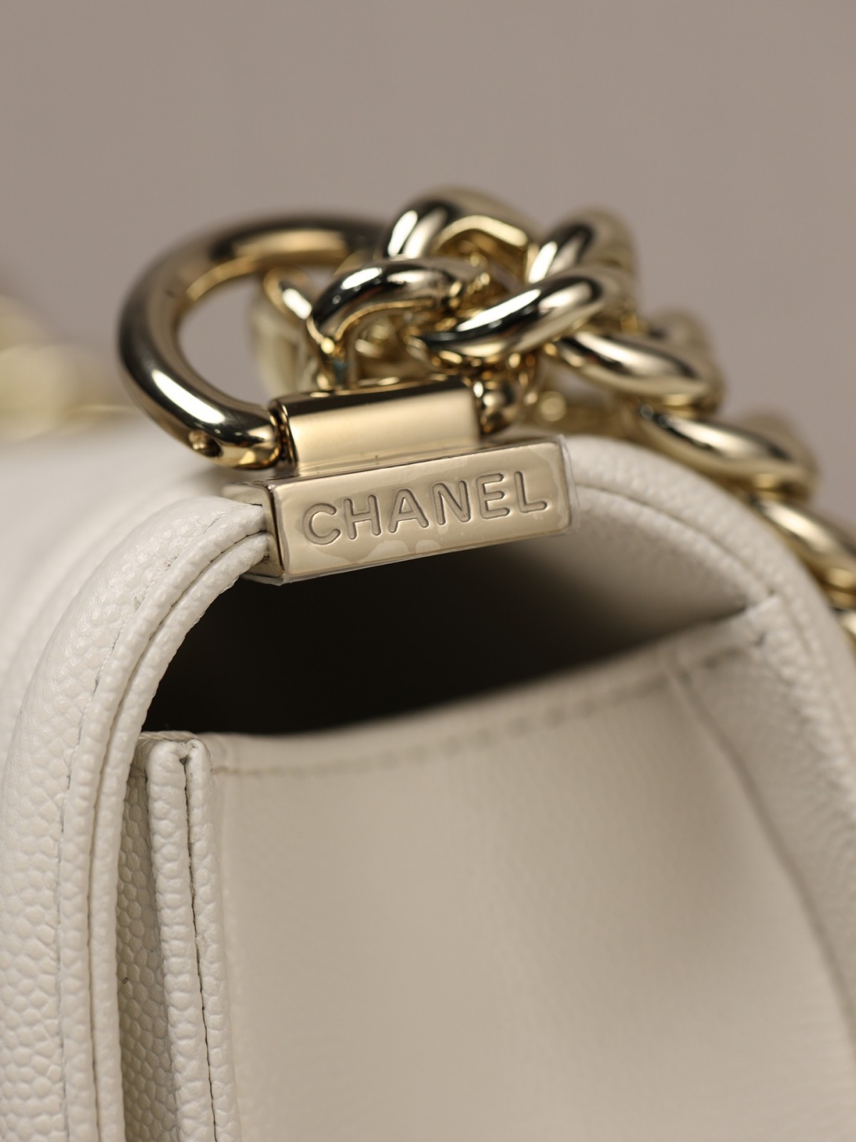 Chanel Leboy small white gold bag full review（2024 Aug updated）-Najlepsza jakość fałszywych torebek Louis Vuitton Sklep internetowy, projektant repliki torebki ru