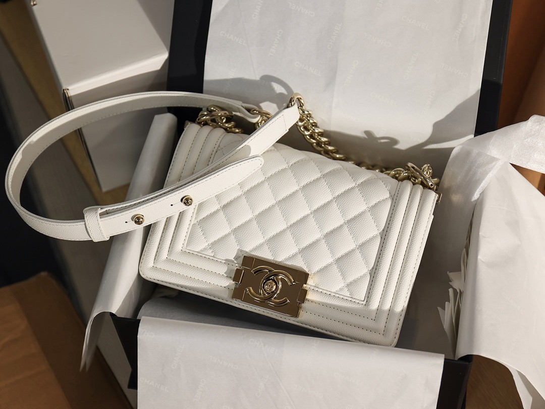 Chanel Leboy small white gold bag full review（2024 Aug updated）-En İyi Kalite Sahte Louis Vuitton Çanta Online Mağazası, Çoğaltma tasarımcı çanta ru