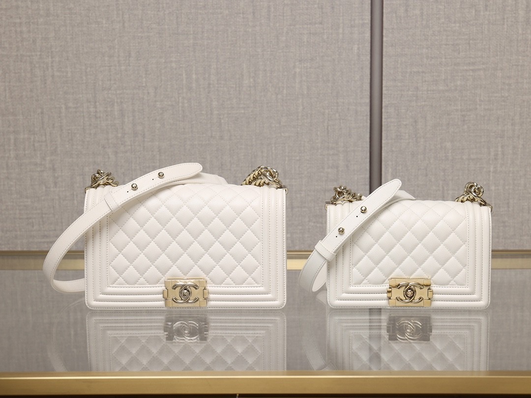 Chanel Leboy small white gold bag full review（2024 Aug updated）-最好的質量假路易威登包網上商店，複製設計師包 ru