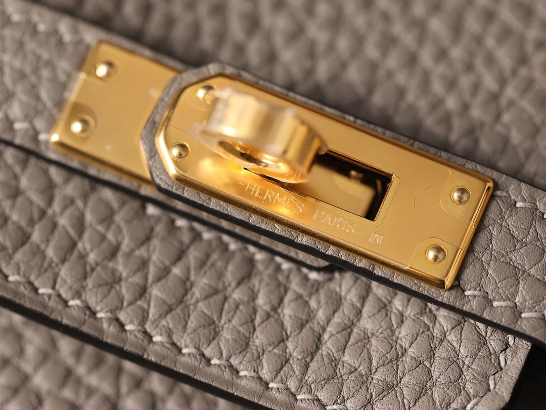 Shebag fully handmade Birkin 25 bag grey and gold full review（2024 Aug updated）-Magazin online de geanți Louis Vuitton fals de cea mai bună calitate, geantă de designer replica ru