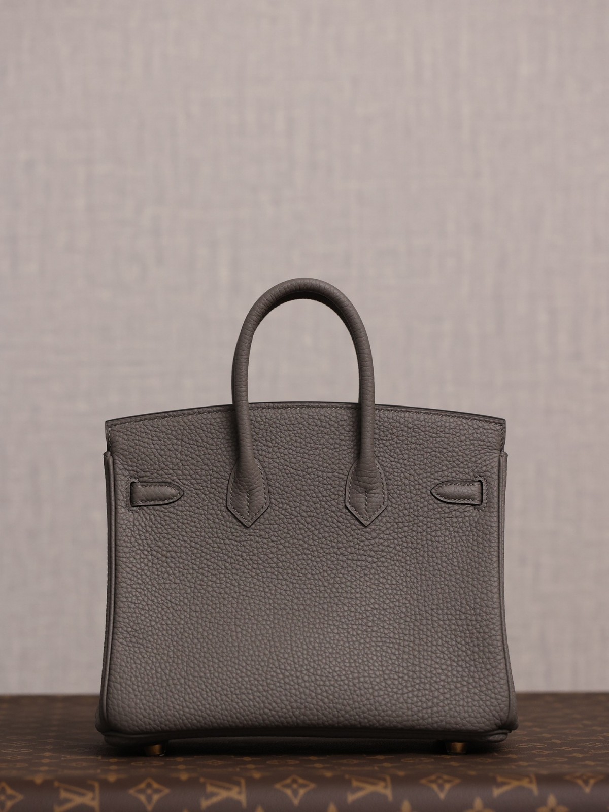 Shebag fully handmade Birkin 25 bag grey and gold full review（2024 Aug updated）-Negoziu in linea di borse Louis Vuitton falsi di migliore qualità, borsa di design di replica ru