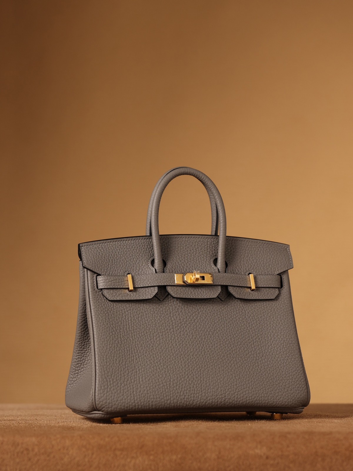 Shebag fully handmade Birkin 25 bag grey and gold full review（2024 Aug updated）-בעסטער קוואַליטעט שווינדל לוי ווויטטאָן באַג אָנליין קראָם, רעפּליקע דיזיינער זעקל רו