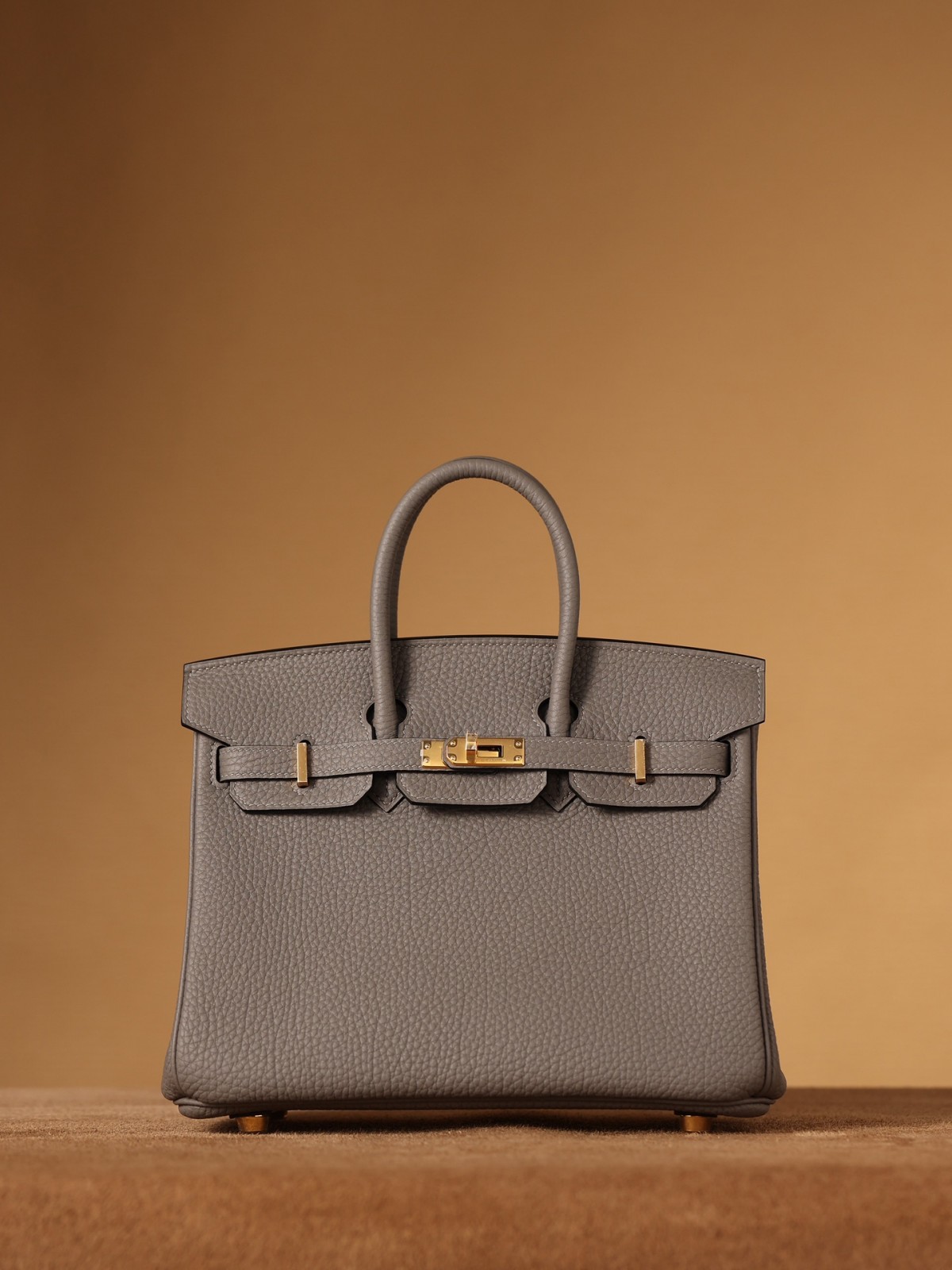 Shebag fully handmade Birkin 25 bag grey and gold full review（2024 Aug updated）-Legjobb minőségű hamis Louis Vuitton táska online áruház, replika designer táska ru